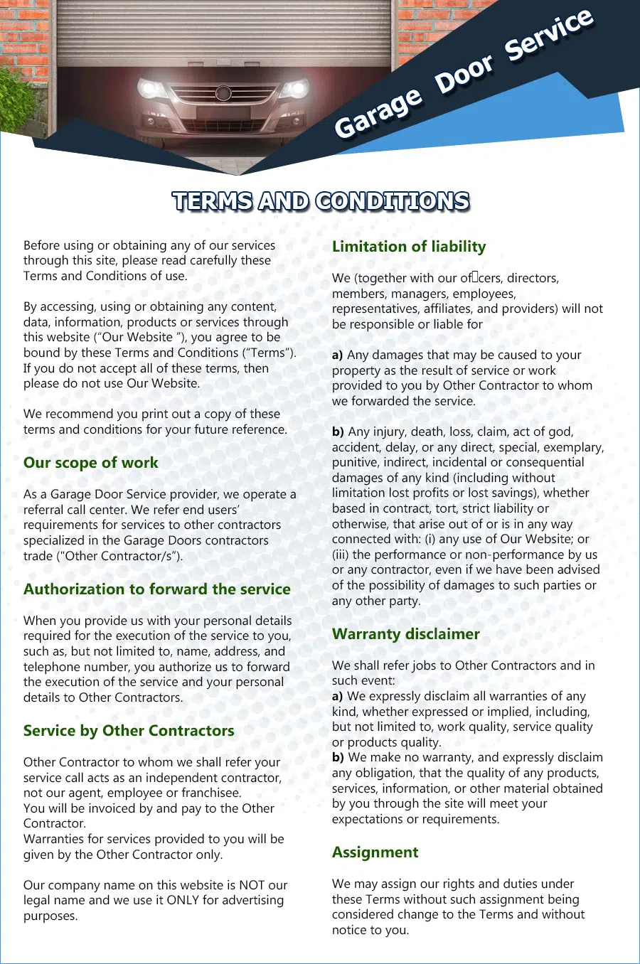 Eagle Garage Door Service Lake Hiawatha, NJ 973-419-0724